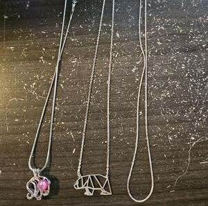 Three Short Necklaces Sold As A Set!